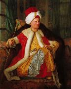 Antoine de Favray Portrait of Charles Gravier Count of Vergennes and French Ambassador, in Turkish Attire oil painting picture wholesale